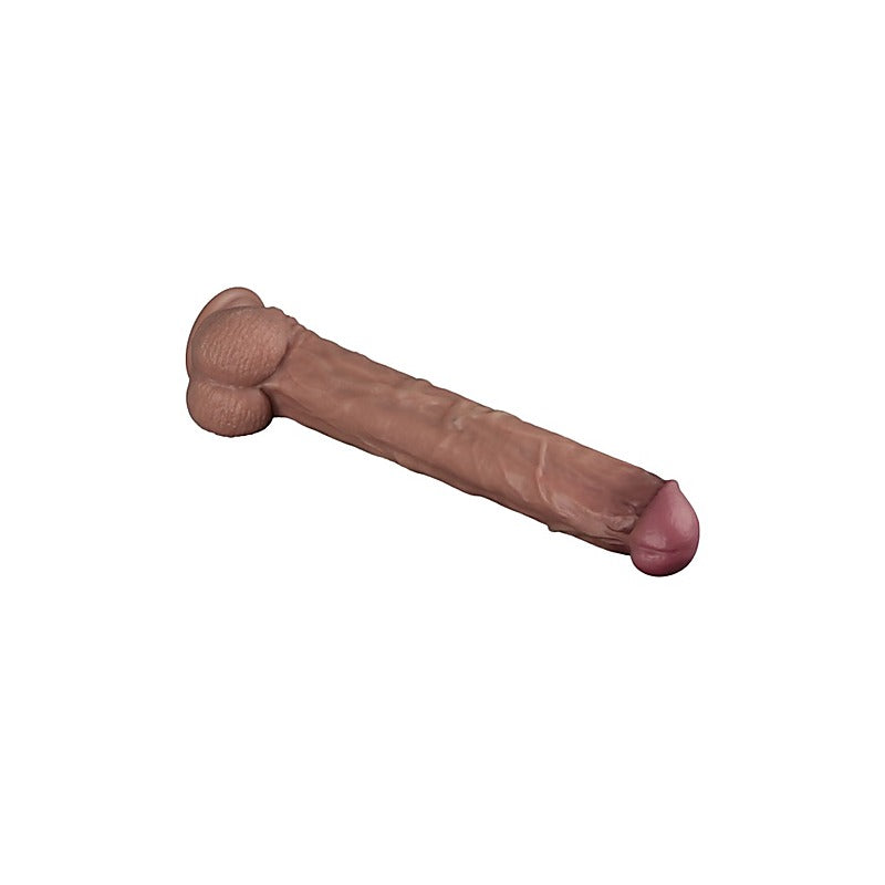 Dual Layered Bendable Realistic Silicone Cock XXL by Lovetoy - Realistic Dildos