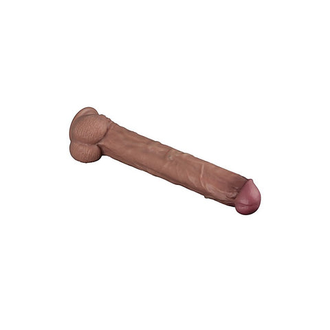 Dual Layered Bendable Realistic Silicone Cock XXL by Lovetoy - Realistic Dildos