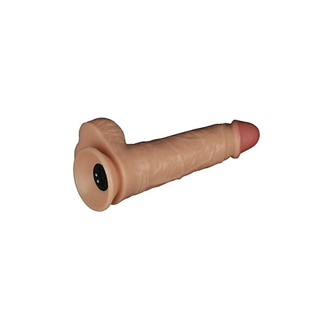 USB Power Basics Vibrating Realistic Cock by Lovetoy - Realistic Dildos