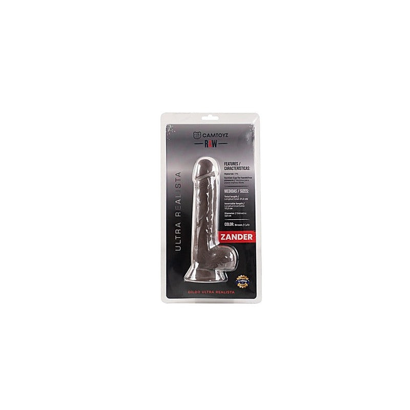 Raw Zander Ultra Realistic Suction Cup Dildo by CamToyz - Realistic Dildos