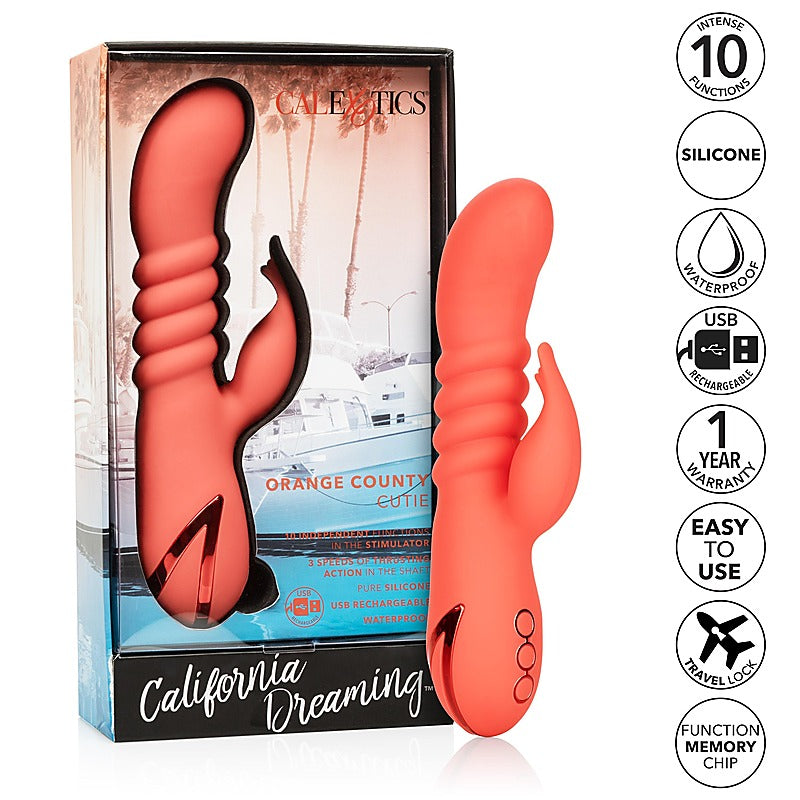 California Dreaming Orange County Cutie - Rabbit Vibrators