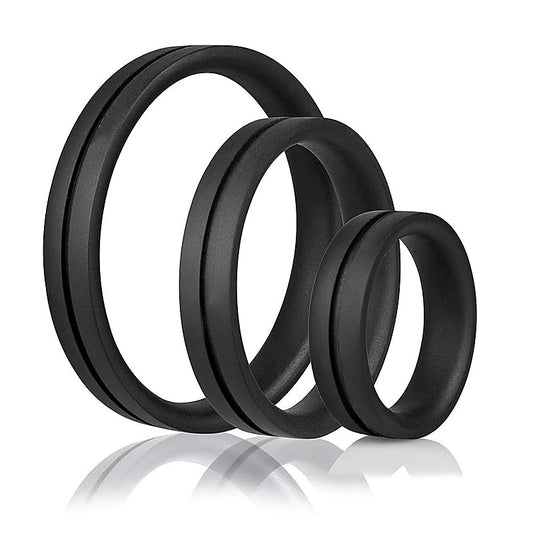 RingO Pro X3 Super Stretchy Cock Rings Set by Screaming O - Stretchy Cock Rings