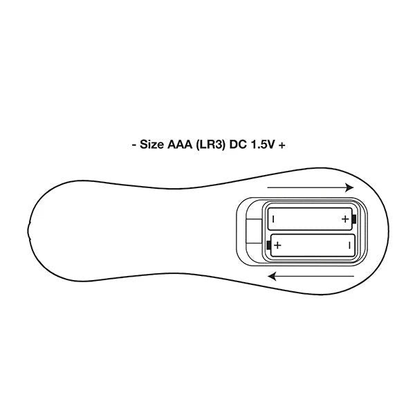 Rocks Off Ruby Glow 10 Speed Vaginal and Clitoral Massager Purple Hands Free - G-Spot Vibrators