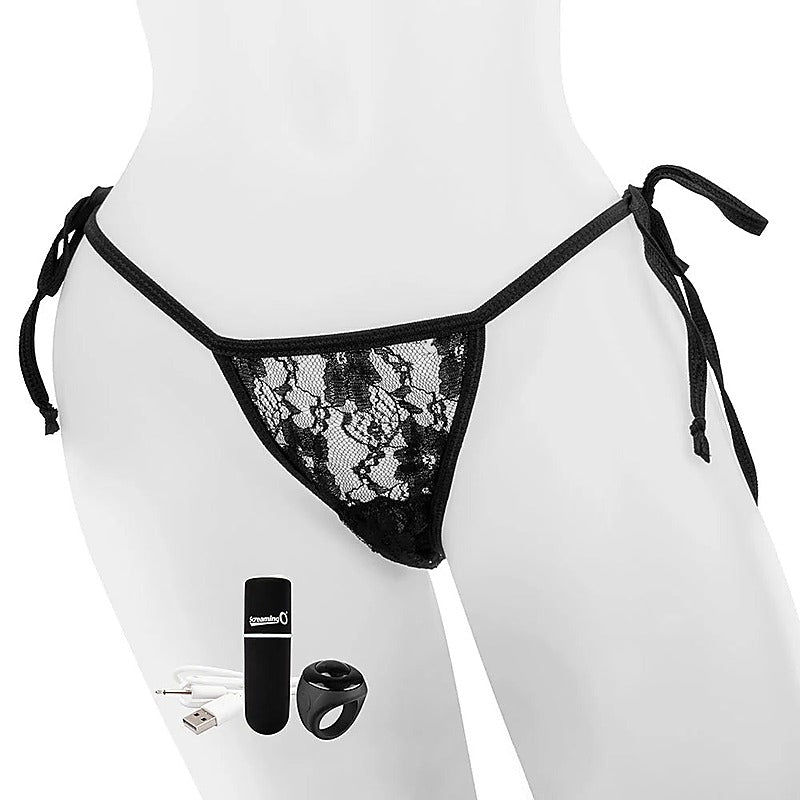 Screaming O My Secret Charged Remote Control Panty Vibrator Black Ring Remote - Remote Control Vibrators