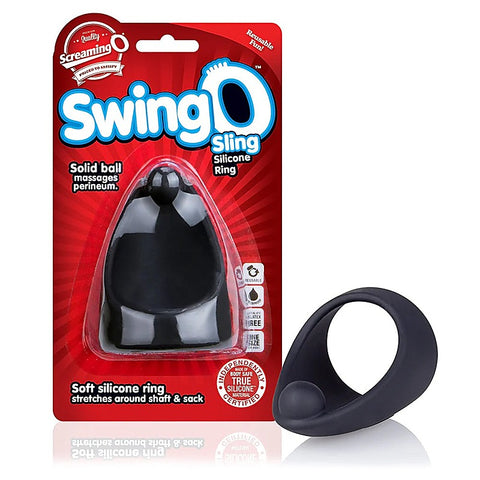 SwingO Sling Stretchy Silicone Cock Ring by Screaming O - Stretchy Cock Rings