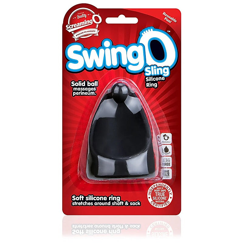 SwingO Sling Stretchy Silicone Cock Ring by Screaming O - Stretchy Cock Rings