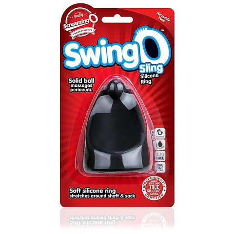 SwingO Sling Stretchy Silicone Cock Ring by Screaming O - Stretchy Cock Rings