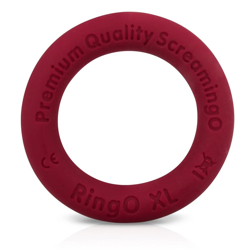 Screaming O RingO Ritz XL Stretchy Male Cock Ring with Premium Silicone - Red - Stretchy Cock Rings
