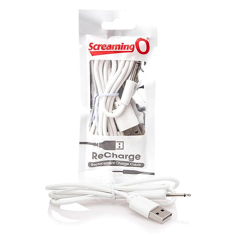 Premium Recharge Cable USB to DC by Screaming O - Vibrator Accessories
