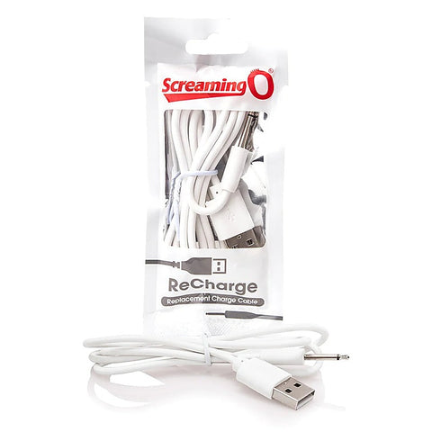 Premium Recharge Cable USB to DC by Screaming O - Vibrator Accessories