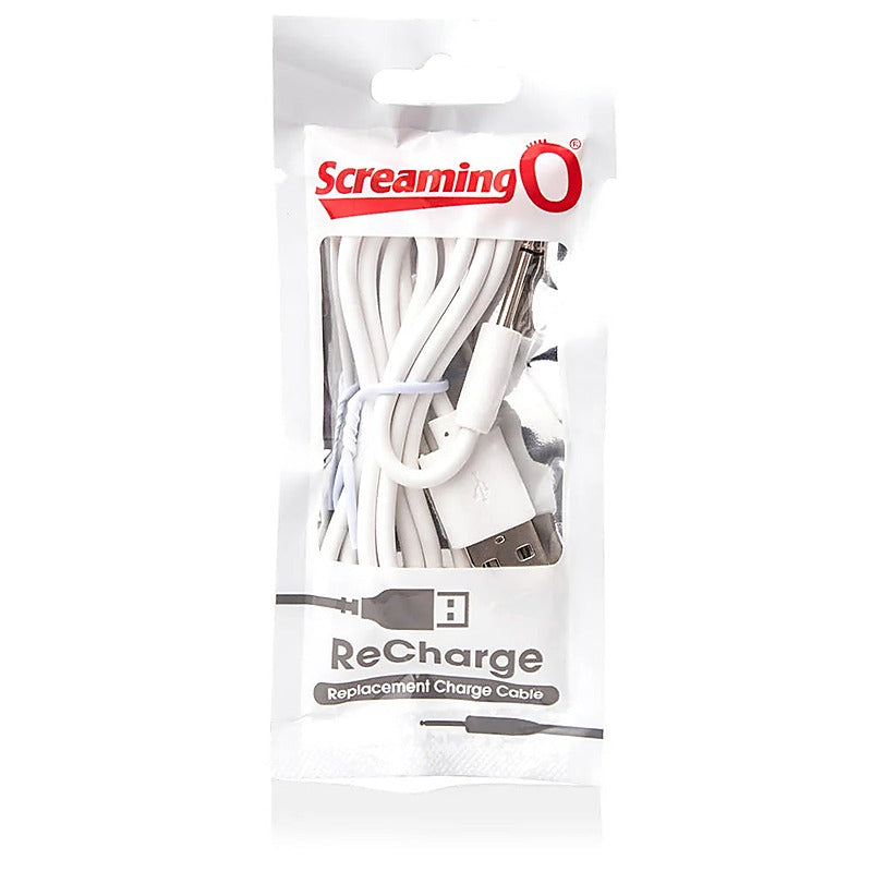 Premium Recharge Cable USB to DC by Screaming O - Vibrator Accessories