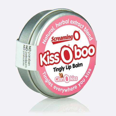 Screaming O KissOBoo Tingly Adult Lip Balm Creates Tingling Oral Sensations - Bath and Intimate Fragrances