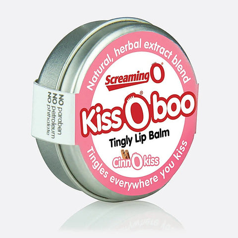 KissOBoo Tingly Adult Lip Balm by Screaming O - Bath and Intimate Fragrances