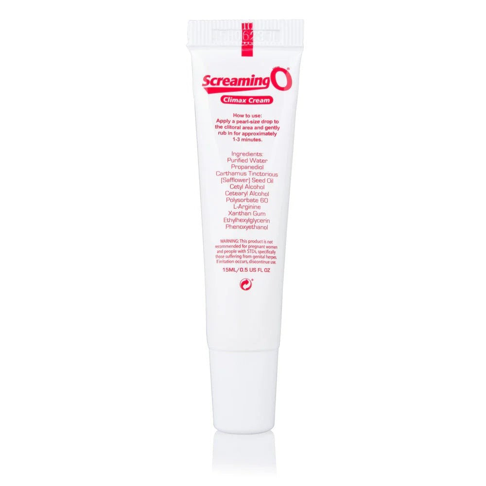 Screaming O Heightened Stimulation Climax Cream For Her L Arginine Formula - - Delay and Excite Sprays