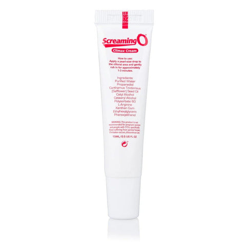 Screaming O Heightened Stimulation Climax Cream For Her L Arginine Formula - Delay and Excite Sprays