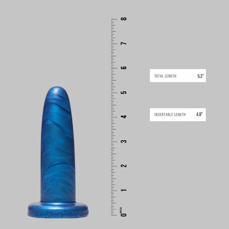 Fleshlight Cobalt Lily Ultimate Pleasure Silicone Dildo Premium Body Safe - Small - Realistic Dildos