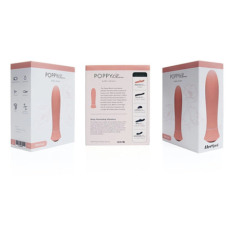Herspot Poppy Bloom Multi Functions Bullet Vibrator - Bullet Vibrators