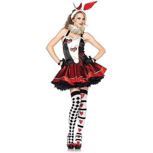 Womens Tea Party Bunny Costume Set by Leg Avenue - Fancy Dress Ups