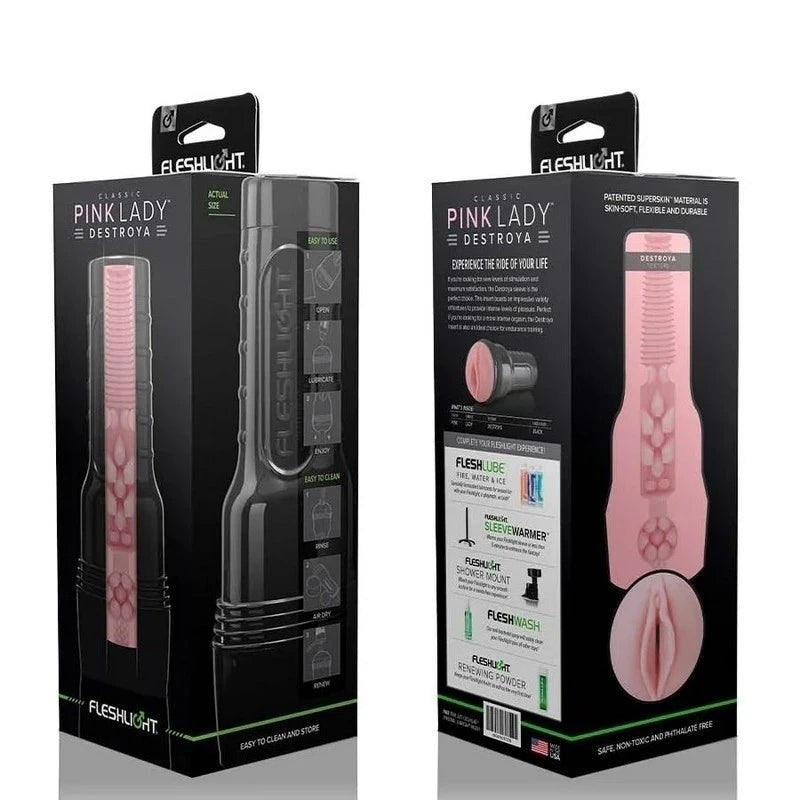 Fleshlight Pink Lady Range Slide On And Enjoy - - Fleshlight Male Masturbators