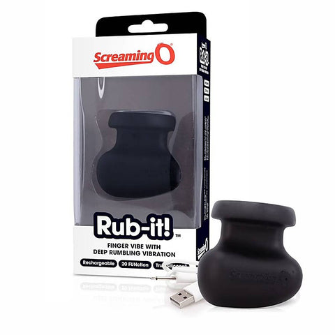 Screaming O Charged Rub it Adult Finger Vibrator with 20 Vibration Functions - Finger and Tongue Vibrators