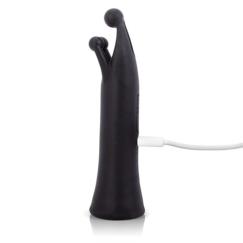 Screaming O Charged Tri it Black Triple Vibrator with 3 Point Stimulation - Personal Massagers