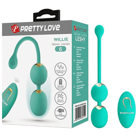 Rechargeable Wilie Dream Chaser Vibrating Love Eggs by Baile - Love Eggs and Kegel Exercisers