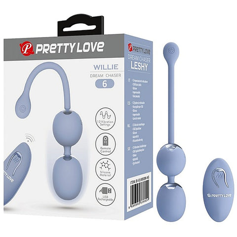 Rechargeable Wilie Dream Chaser Vibrating Love Eggs by Baile - Love Eggs and Kegel Exercisers