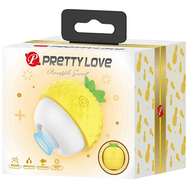 Baile Pretty Love Rechargeable Pineapple Secret Clitoral Vibrator Silicone - Clit Ticklers and Pulsators