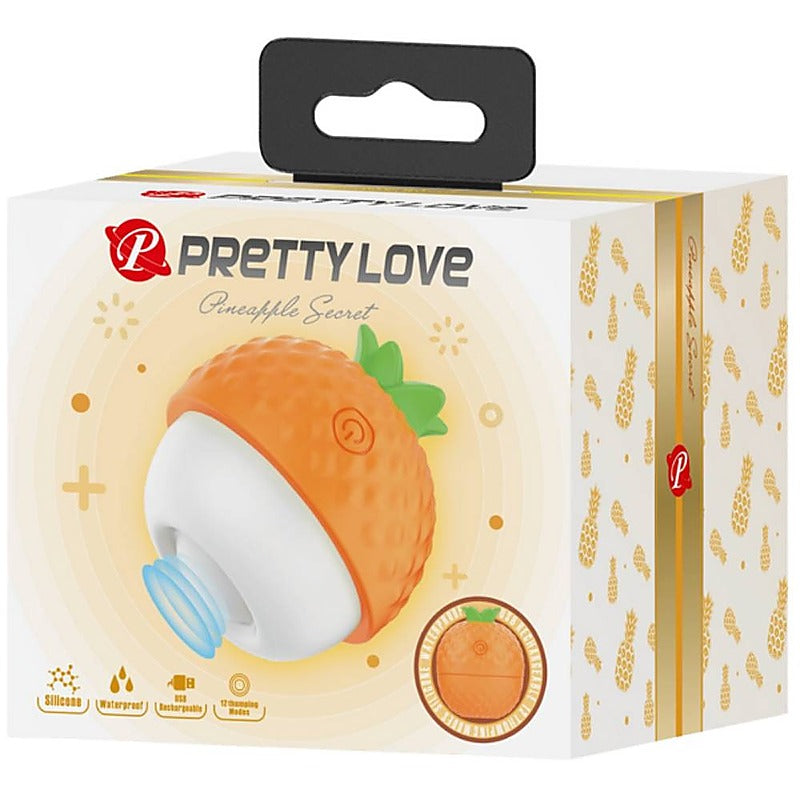 Baile Pretty Love Rechargeable Pineapple Secret Clitoral Vibrator Silicone - Clit Ticklers and Pulsators