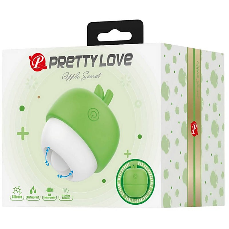 Pretty Love Rechargeable Apple Secret Clitoral Massager - Clit Ticklers and Pulsators