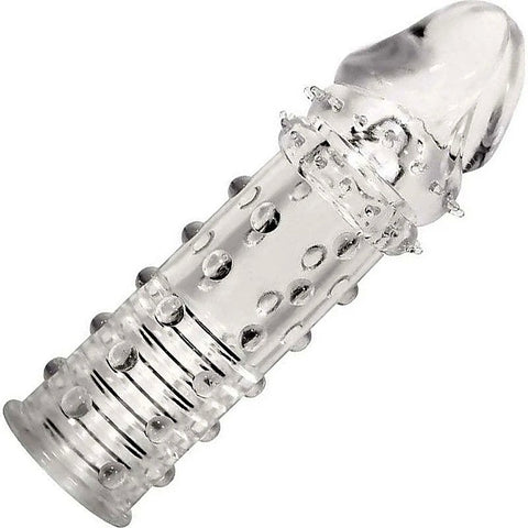 Adam & Eve Adams Penis Extension Sleeve Clear Penis Extender - Penis Sleeves and Extenders