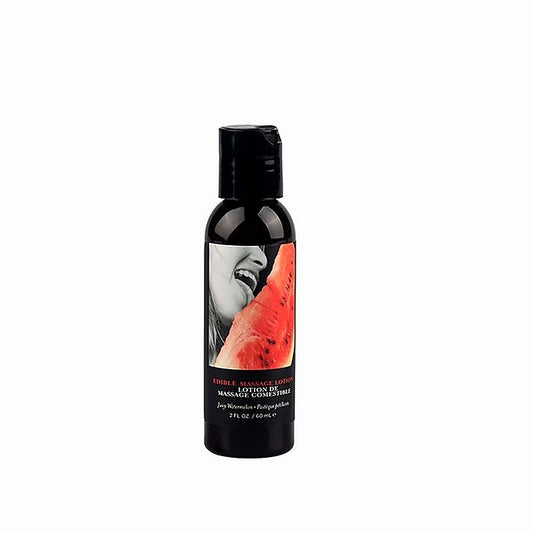Edible Watermelon Flavoured Massage Lotion by Earthly Body - Massage Oils and Lubricants