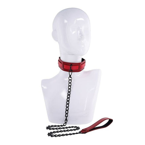 S&M Exs & Ohs Collar and Leash by Sportsheets - Collars and Leads