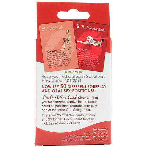 Oral Sex Adult Card Game by Kheper Games - Sex Games, Coupons and Tricks