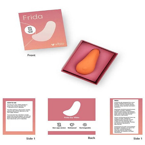 Frida Lay-On 5-Function Wearable Clitoral Massager By Vibio - Clit Ticklers and Pulsators