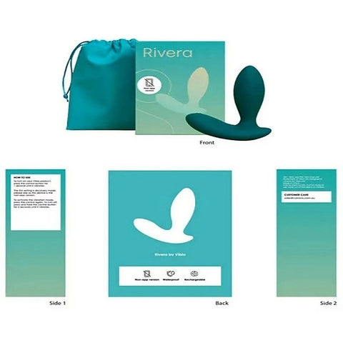 Vibio Rivera Waterproof Silicone Vibrating Butt Plug Thumping Stimulation - Butt Plugs
