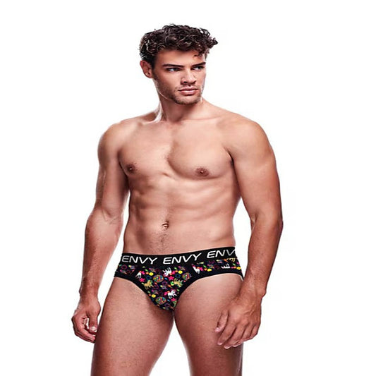 Disco Unicorn Brief LXL by Envy Menswear - Mens Briefs And Boxers