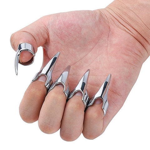 Premium Finger Claw Finger Ring by BDStyle - Steel Sex Toys
