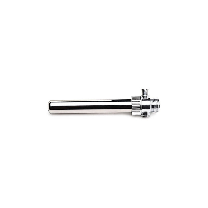XR Brands CleanStream Enema Nozzle With Push Valve Medical Grade Steel - Enemas and Douches