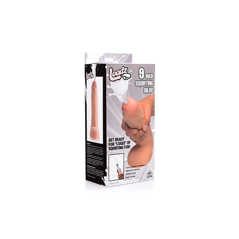 Loadz Realistic Squirting Dildo with Syringe by XR Brands - Realistic Dildos