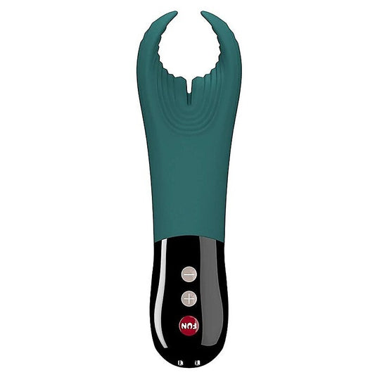 Manta Vibrating Stroker Deep Sea Blue Black by Fun Factory - Masturbators and Strokers