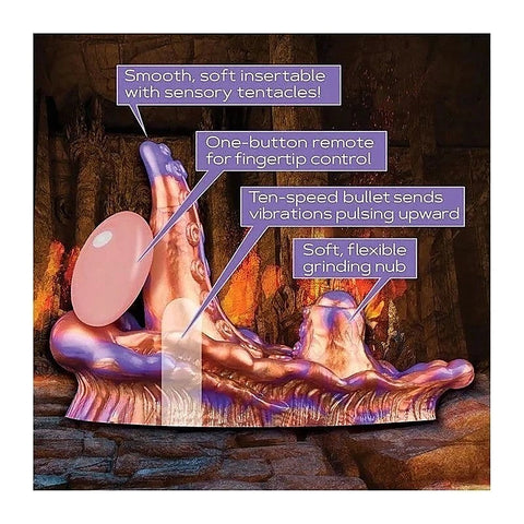 Alien Nation Copperhead Vibrating Grinder Pad by Icon Brands - Vibrating Dildos