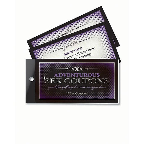 Adventurous Sex Coupon 15 Piece by Little Genie - Sex Games, Coupons and Tricks