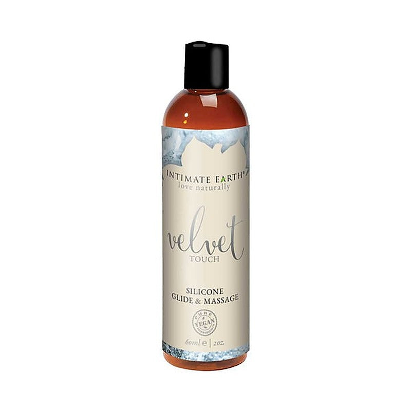 Intimate Earth Velvet Touch Silicone Glide and Massage 60ml Long Lasting Lube - Silicone Based Lubes