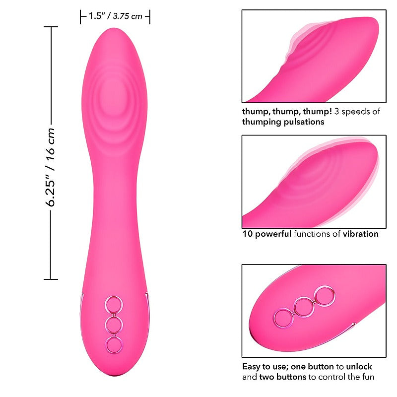 Surf City Centerfold G Spot Vibrator by California Exotics - G-Spot Vibrators