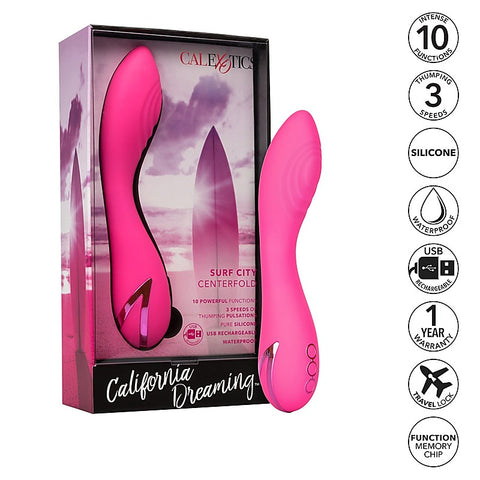 Surf City Centerfold G Spot Vibrator by California Exotics - G-Spot Vibrators