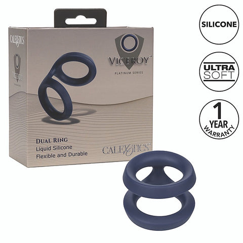 Viceroy Dual Stretchy Cock Ring by California Exotics - Stretchy Cock Rings