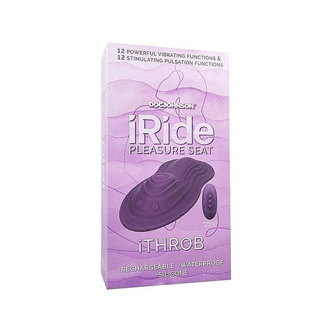 iRide Pleasure Seat Throb Grinder by Doc Johnson - Remote Control Vibrators