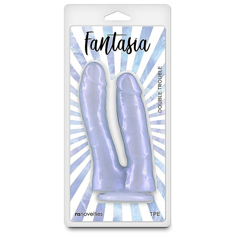 Colours Fantasia Double Trouble Realistic Dong - Double Ender