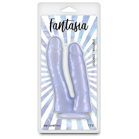 Colours Fantasia Double Trouble Realistic Dong - Double Ender